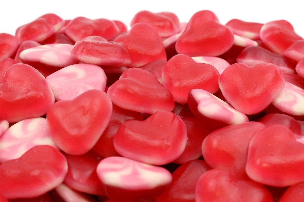 Cuori Twist Panna e Fragola