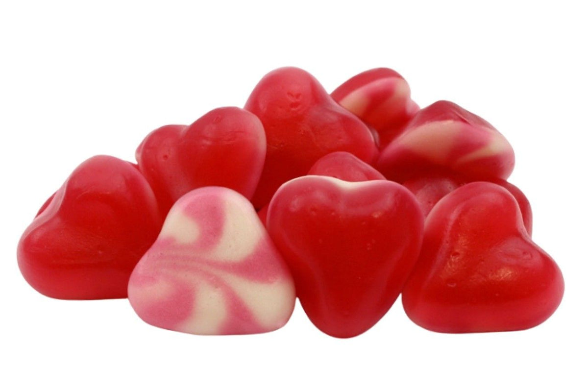 Cuori Twist Panna e Fragola
