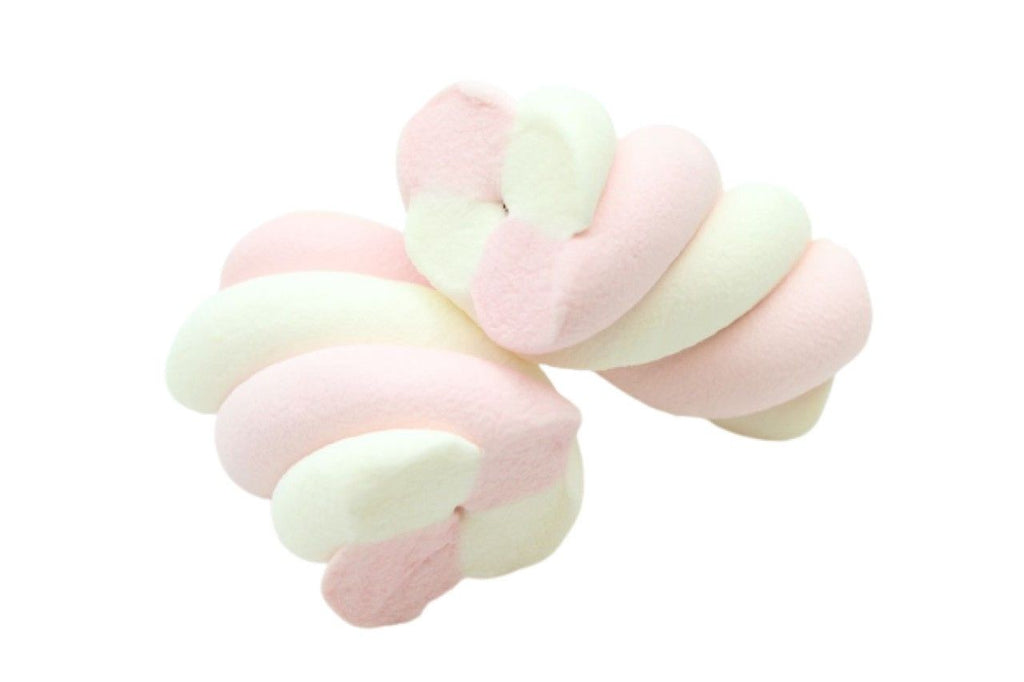 Marshmallow Treccia Rosa e Bianco