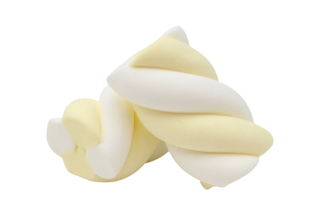 Treccia Marshmallow Giallo e Bianco